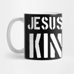 Jesus Is King - Christian Quotes Mug